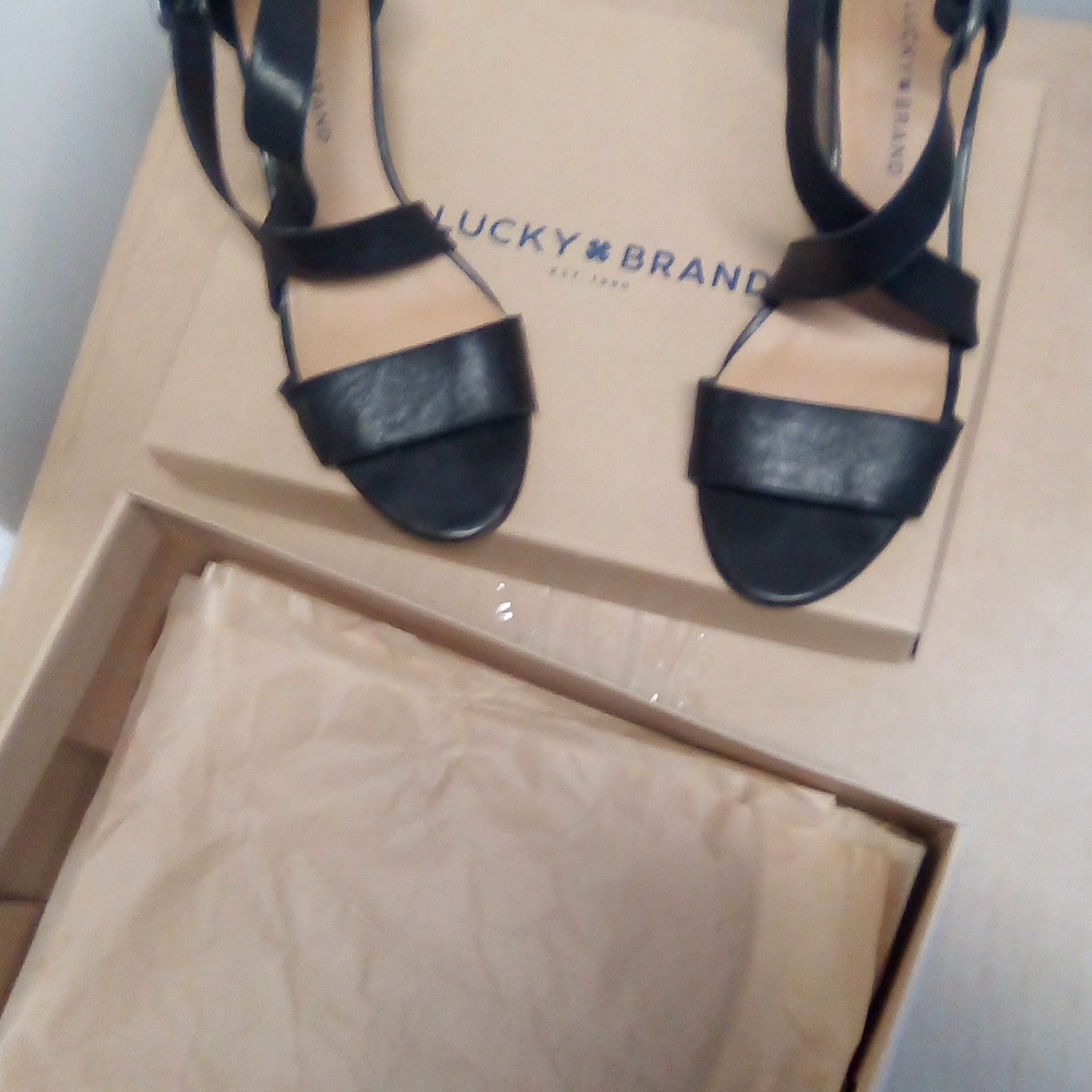 Lucky Brand Black Sandals